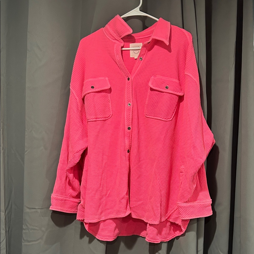 Aerie Hot Pink Lumper Jane